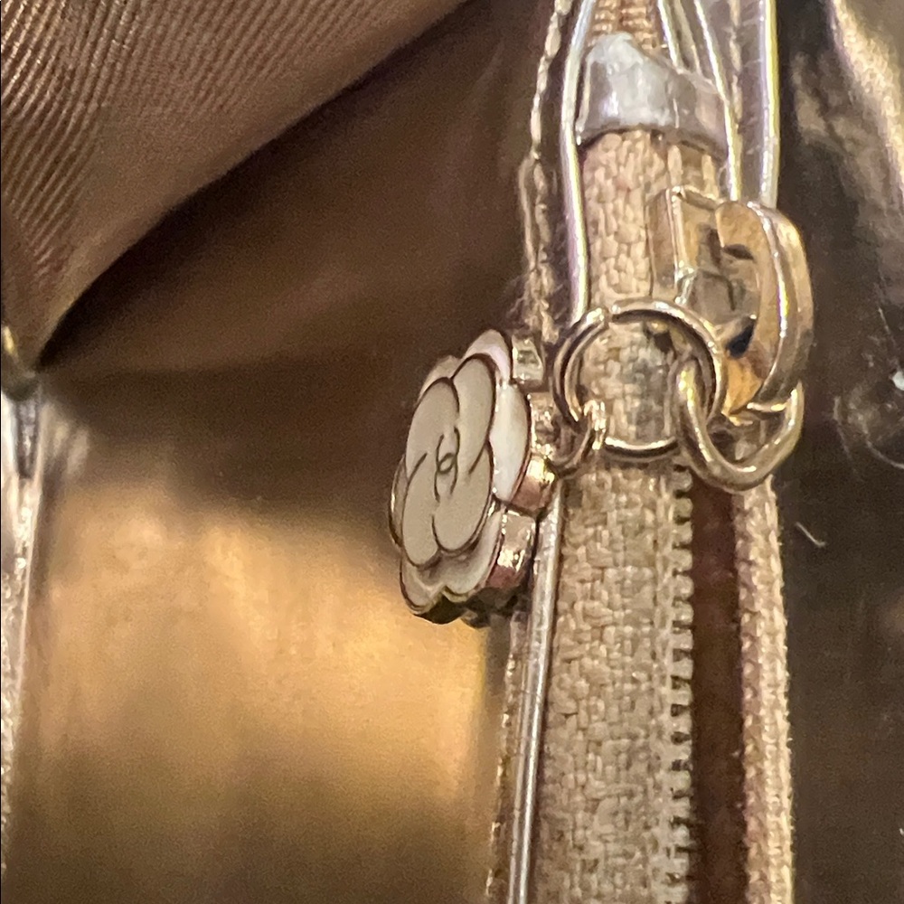 CHANEL Quilted Silver Accessory Case - Picture 10 of 16